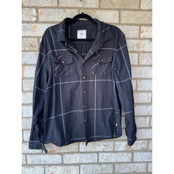Katin Mens Button Down Flannel Shirt Size Large - Picture 1 of 7